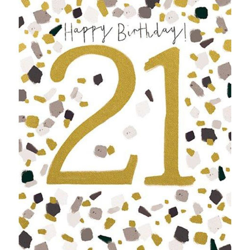 Picture of HAPPY BIRTHDAY 21 CARD